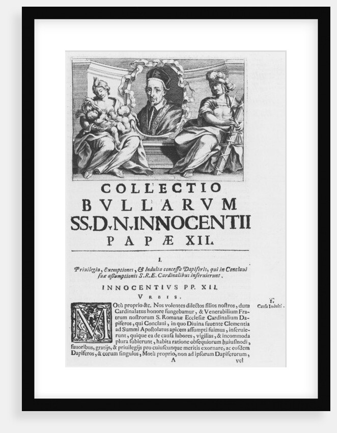Collection of the Papal Bulls of Pope Innocent XII by Italian School