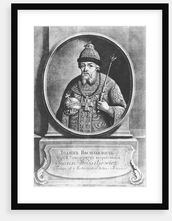 Ivan IV the Terrible, Tsar of Russia by Russian School