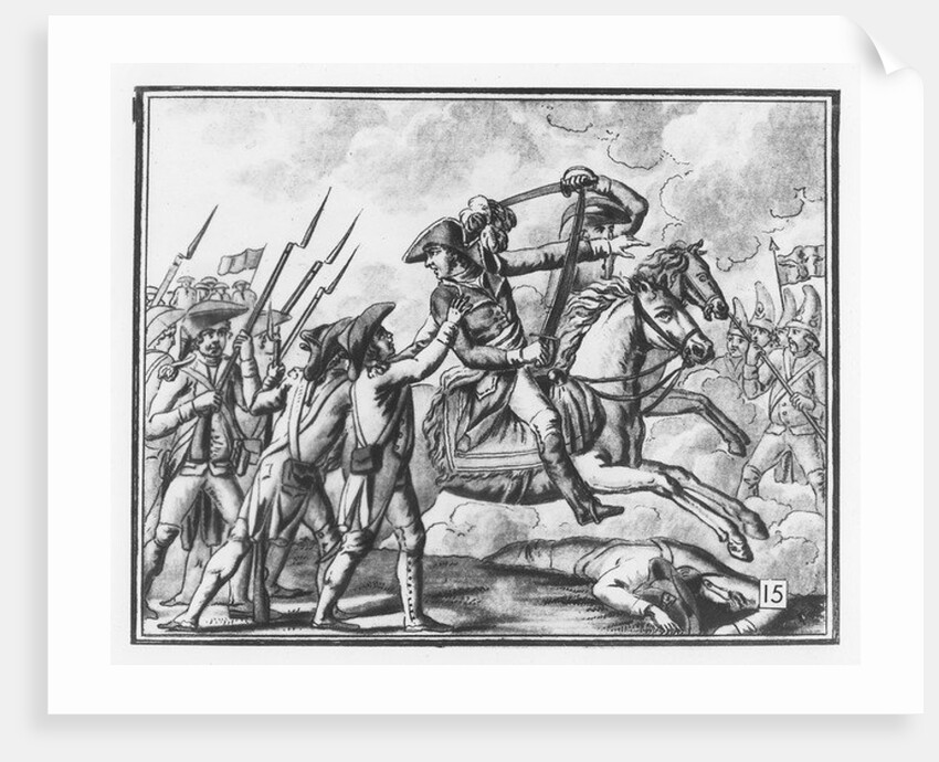 Death of General Joubert at the Battle of Novi, 1799 by L.F. Labrousse