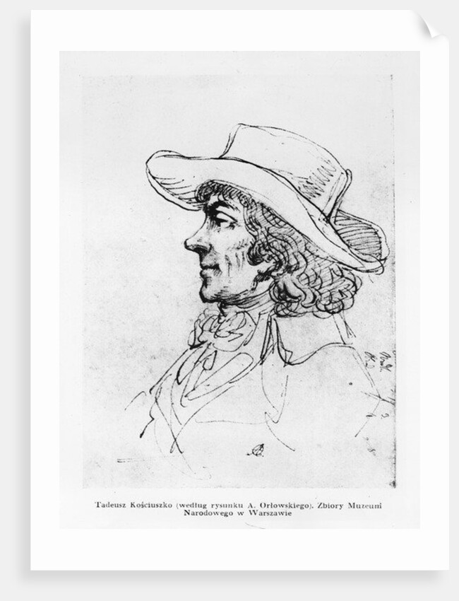 Andrzej Tadeusz Bonawentura Kościuszko by Alexander (1777-1832) Orlowski