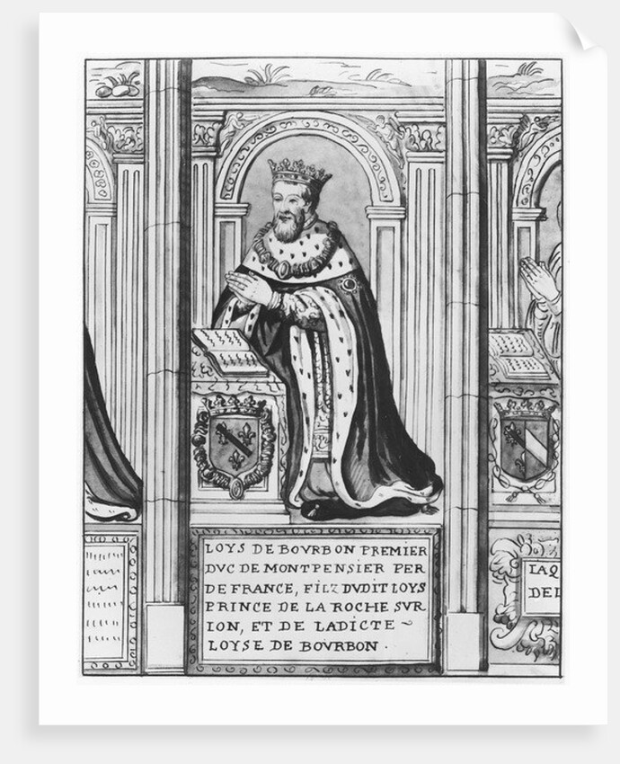 Louis II of Bourbon, Duke of Montpensier by French School