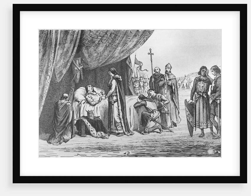 Death of Louis IX in 1270 by French School
