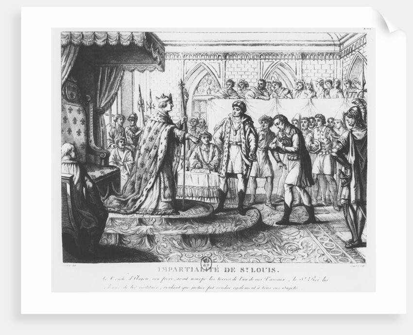 The Impartiality of Louis IX by Pierre Charles Coqueret