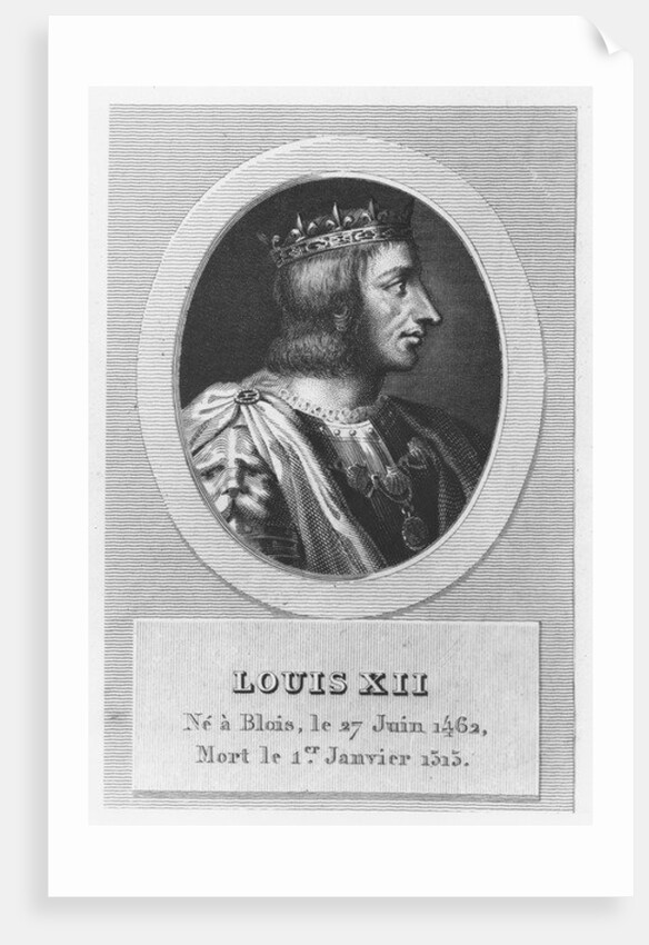 Louis XII, King of France by French School