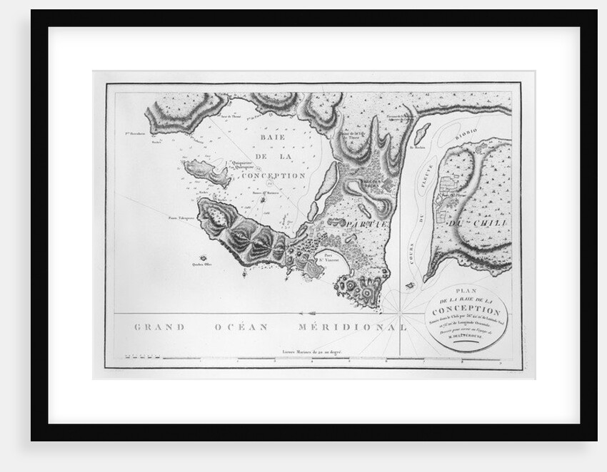 The Bay of Concepcion, Chile by French School