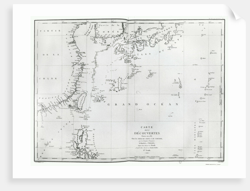 Map of the South China Sea by French School