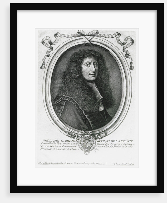 Gabriel Nicolas de la Reynie by Nicolas II de Larmessin