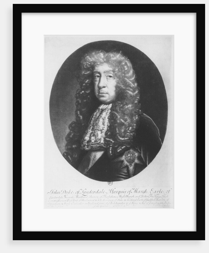 John Maitland, Duke of Lauderdale, Marquis of March by English School