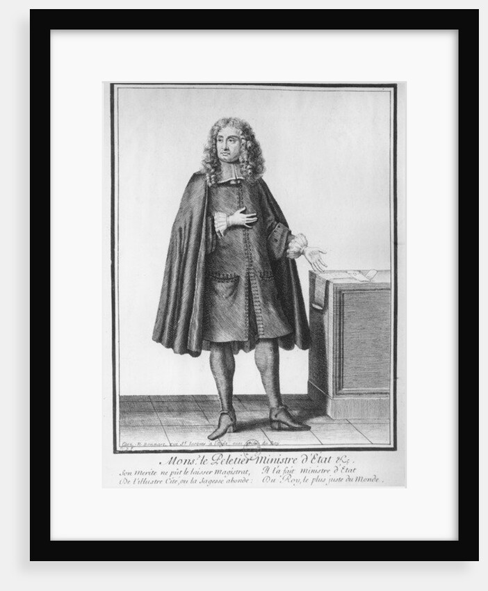 Claude Le Peletier by Nicolas Bonnart