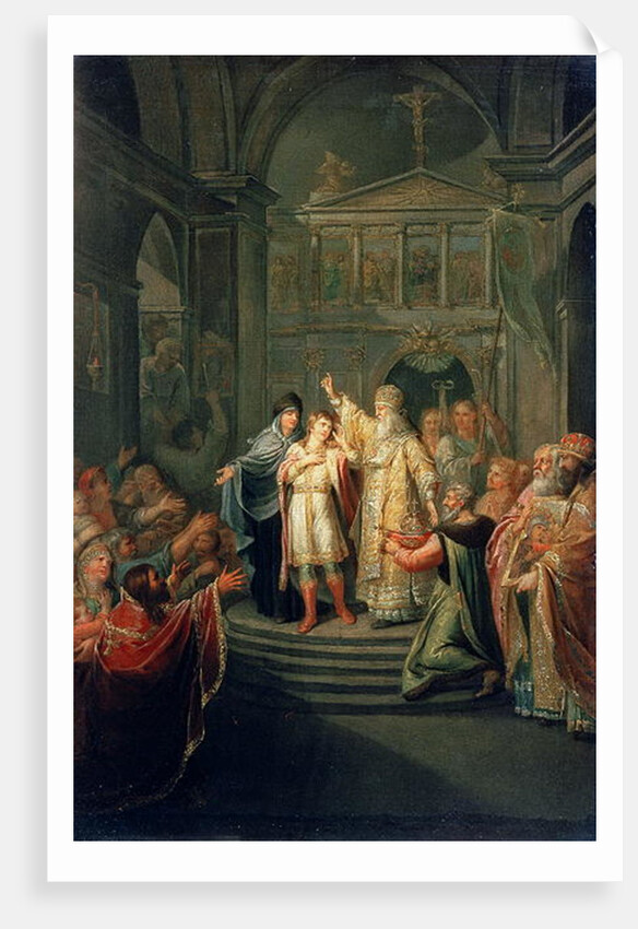 The Election of the Tsar Michael Romanov on March 14th 1613, 1798-1800 by Grigoriy Ivanovich Ugryumov
