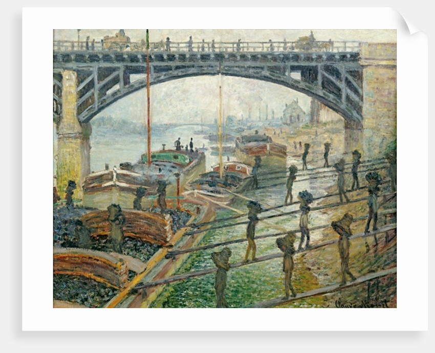 The Coal Workers, 1875 by Claude Monet