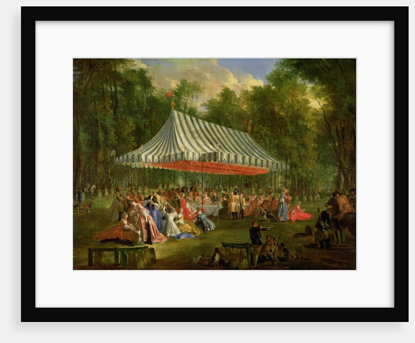 Festival Given by the Prince of Conti to the Prince of Brunswick-Lunebourg at l'Isle-Adam, 1766 by Michel Barthelemy Ollivier