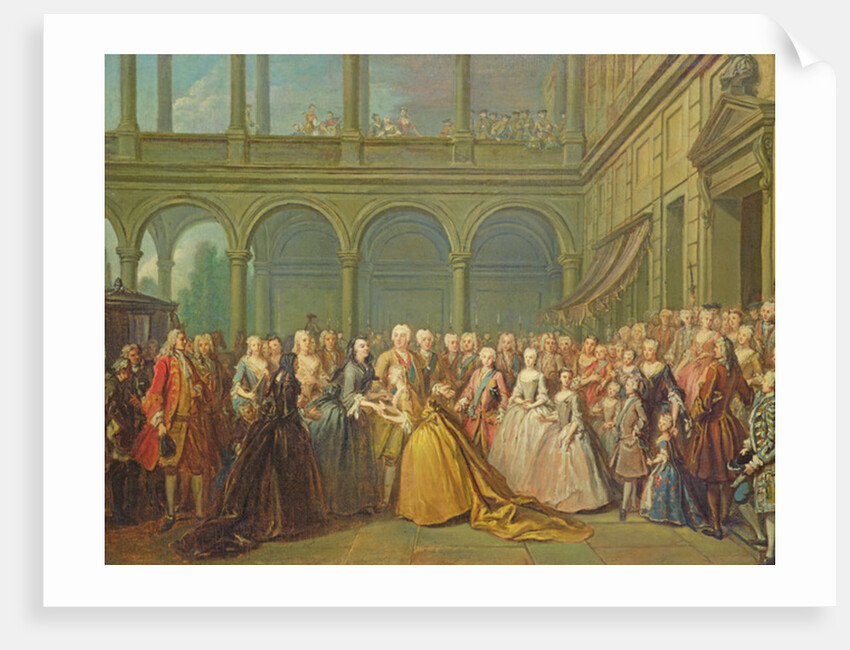 The Meeting at Neuhaus in Bohemia, 24th May 1737 by Louis de Silvestre