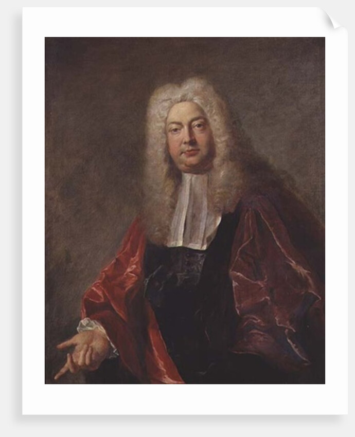 Jean Francois Bouquet, Magistrate of Paris, 1724 by Jean Francois de Troy