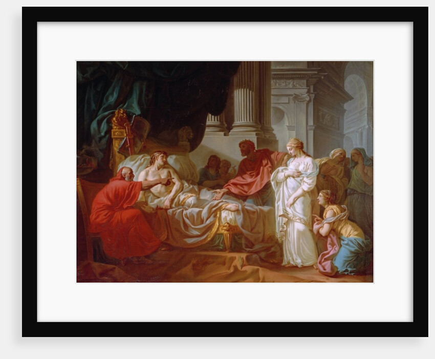 Antiochus and Stratonice, 1774 by Jacques Louis David