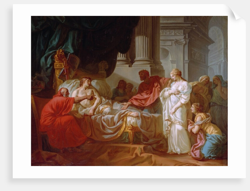 Antiochus and Stratonice, 1774 by Jacques Louis David