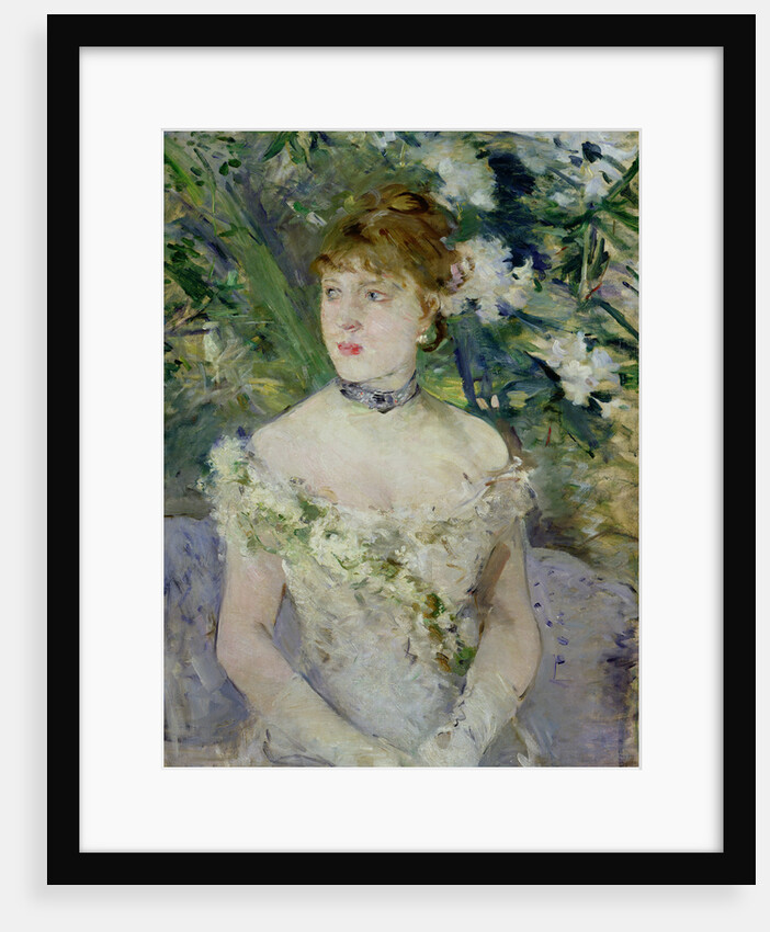 Young girl in a ball gown, 1879 by Berthe Morisot