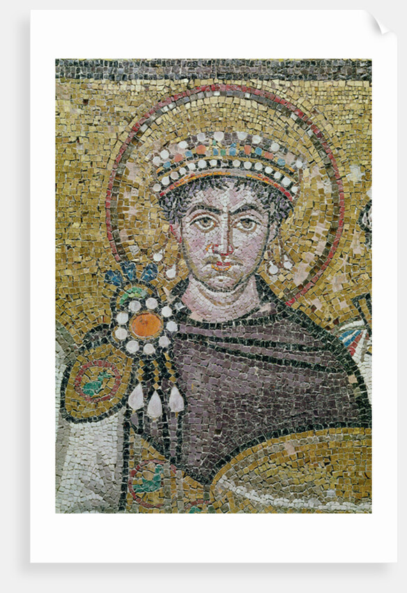 Emperor Justinian I, c.547 AD by Byzantine School