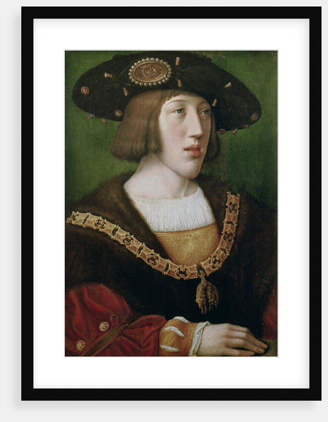 Portrait of Charles V 1516 by Bernard van Orley