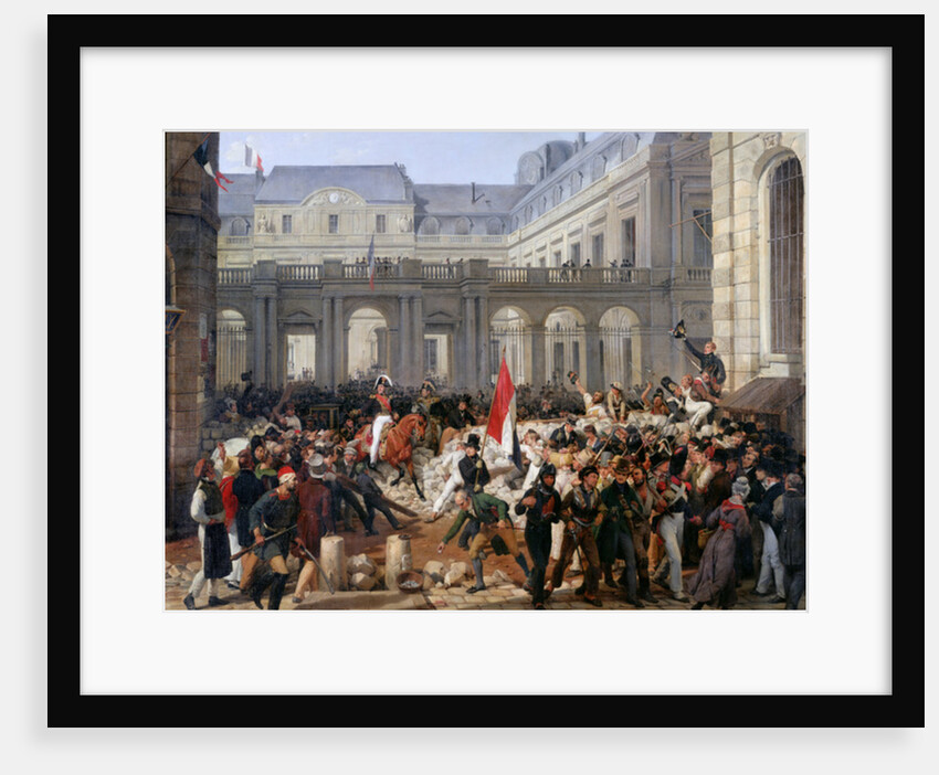 The Duke of Orleans Leaves the Palais-Royal and Goes to the Hotel de Ville on 31st July 1830, 1832 by Antoine Charles Horace Vernet