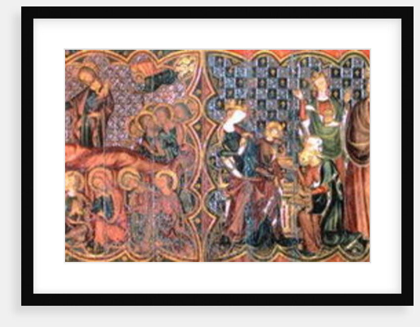 Altar front depicting the Life of the Virgin, c.1300 by French School