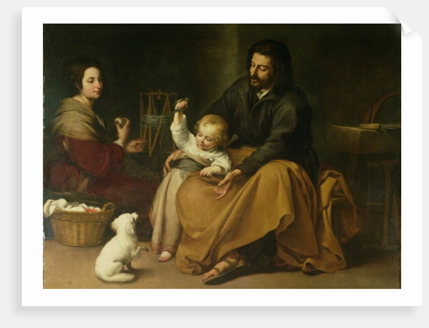 The Holy Family with the Little Bird, c.1650 by Bartolome Esteban Murillo