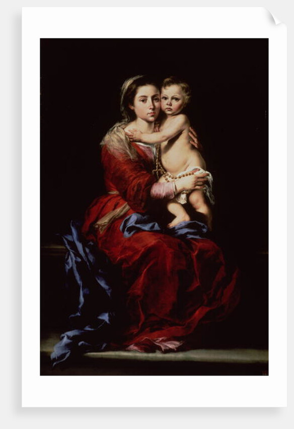 The Virgin of the Rosary, c.1650 by Bartolome Esteban Murillo
