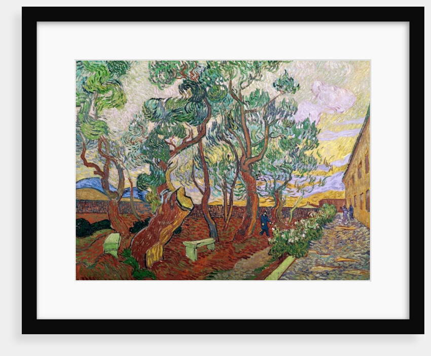 The Garden of St. Paul's Hospital at St. Remy, 1889 by Vincent van Gogh