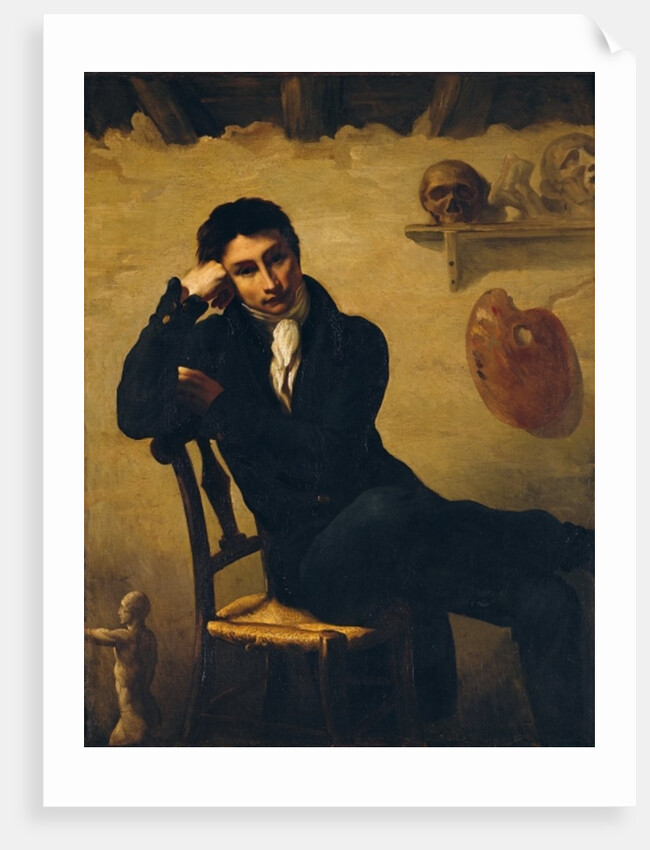 Portrait of an Artist in his Studio, 19th century by Theodore Gericault