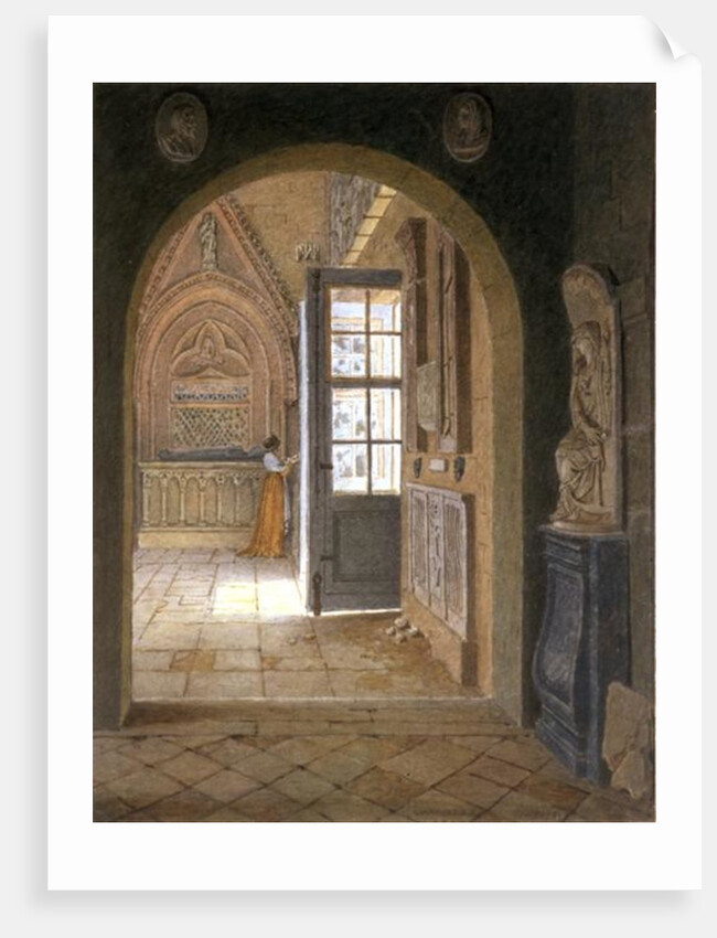 A Room in the Convent of the Petits Augustins by Jean Lubin Vauzelle