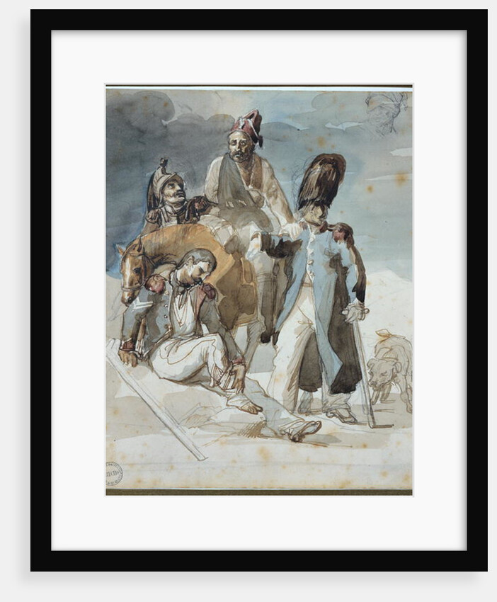 Episode from Napoleon's Retreat from Russia in 1812 by Theodore Gericault