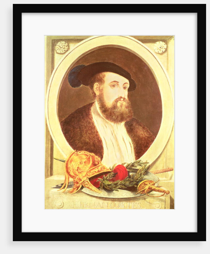 Portrait of Hernan Cortes by Spanish School