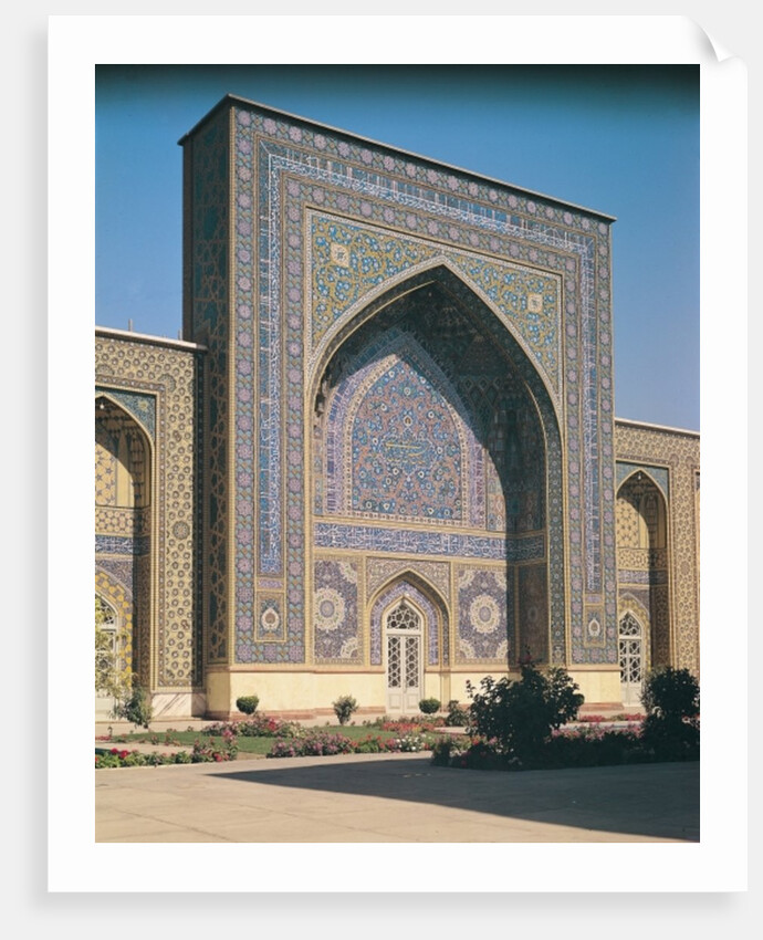The Entrance Portal to the shrine, built in 1418 by Islamic School
