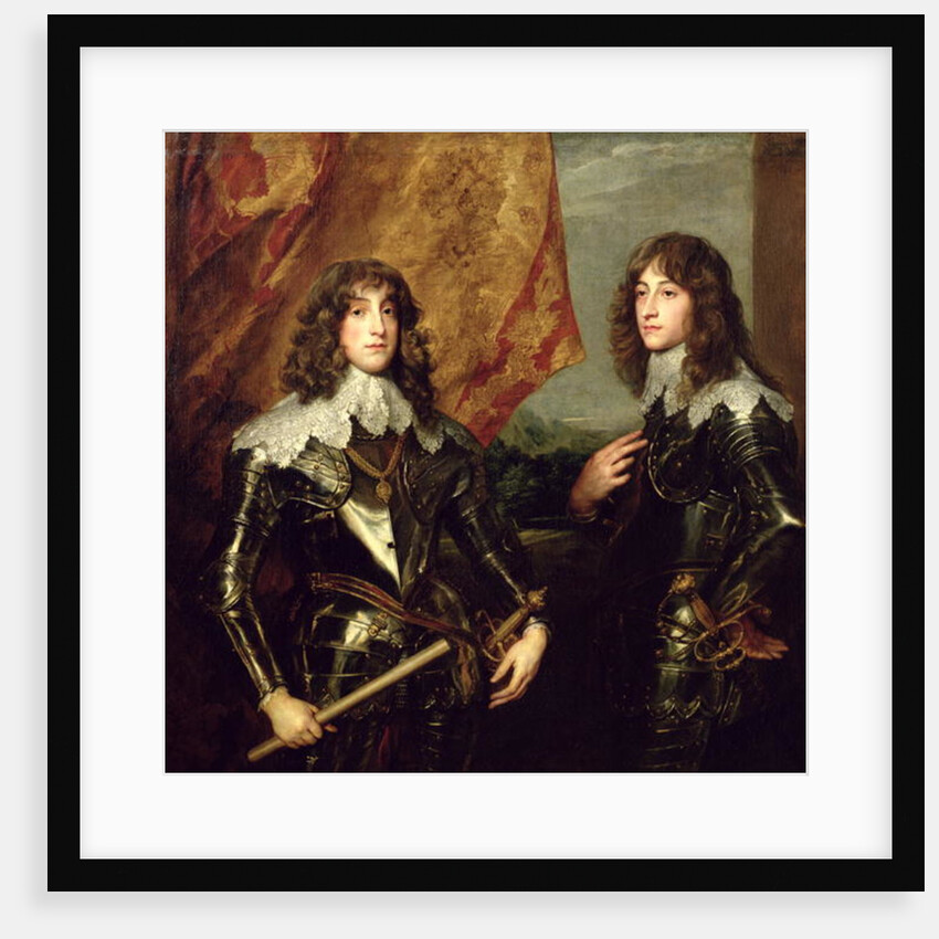 Prince Charles Louis Elector Palatine and his Brother, Prince Rupert of the Palatinate, 1637 by Anthony van Dyck