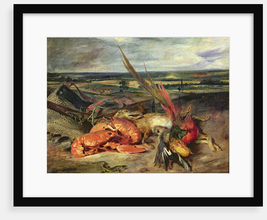 Still Life with Lobsters, 1826-27 by Ferdinand Victor Eugene Delacroix