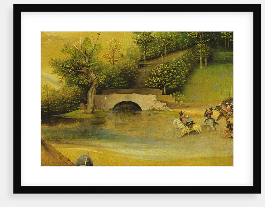 The Adoration of the Magi, detail of the background, 1510 by Hieronymus Bosch