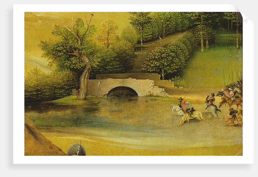 The Adoration of the Magi, detail of the background, 1510 by Hieronymus Bosch