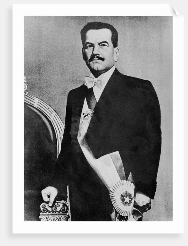 Portrait of Pedro Aguirre Cerda by French Photographer