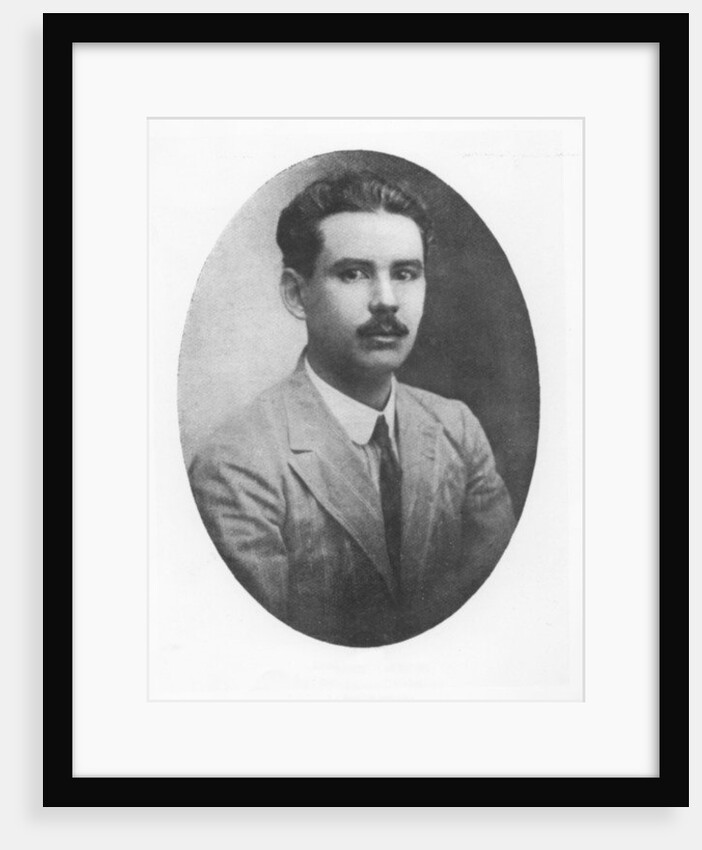 Portrait of Lino Arguello by French Photographer