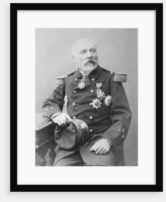 Portrait of Hyacinthe Laurent Théophile Aube by Eugene Pirou