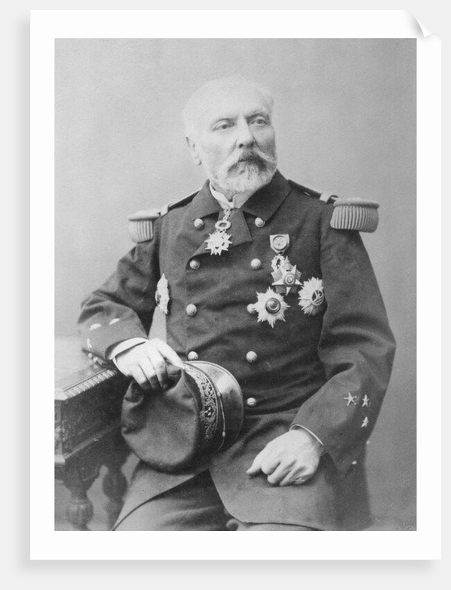 Portrait of Hyacinthe Laurent Théophile Aube by Eugene Pirou