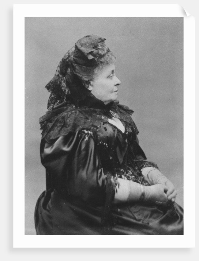 Portrait of Lydie Lemercier d'Aubernon by French Photographer