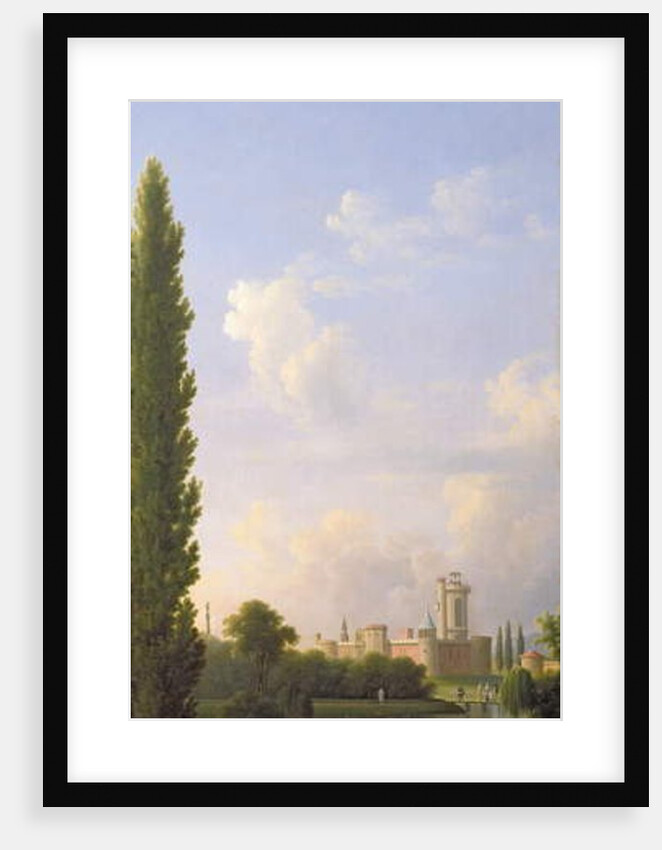 Laxenburg Castle, near Vienna, 1810 by Jean and Vernet Antoine Bidauld