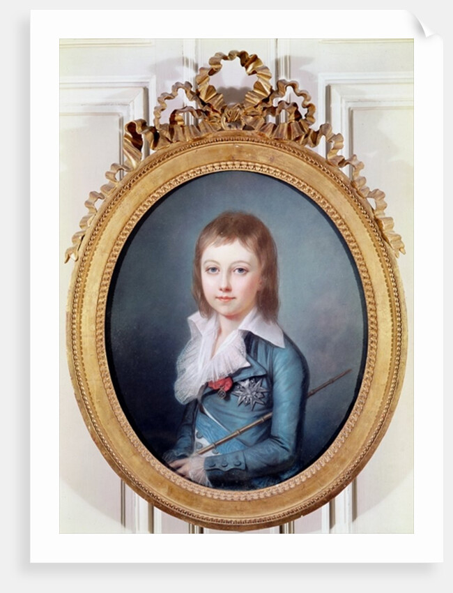 Medallion Portrait of Louis-Charles King Louis XVII of France by Alexandre Kucharski