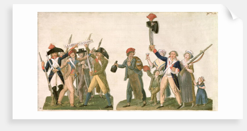 Cry of Liberty and the Departure for the Frontier, 1792 by Lesueur Brothers