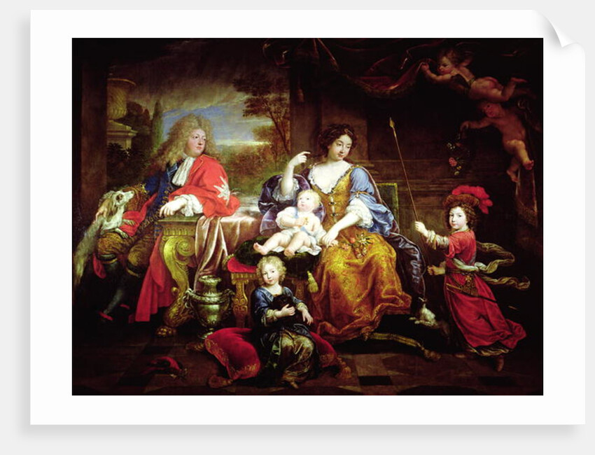 The Grand Dauphin with his Wife and Children, 1687 by Pierre Mignard