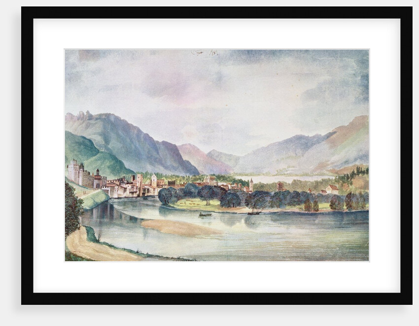 View of Trente, 1494 by Albrecht Dürer or Duerer