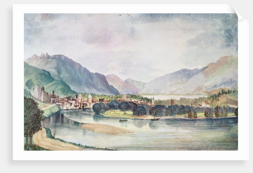 View of Trente, 1494 by Albrecht Dürer or Duerer
