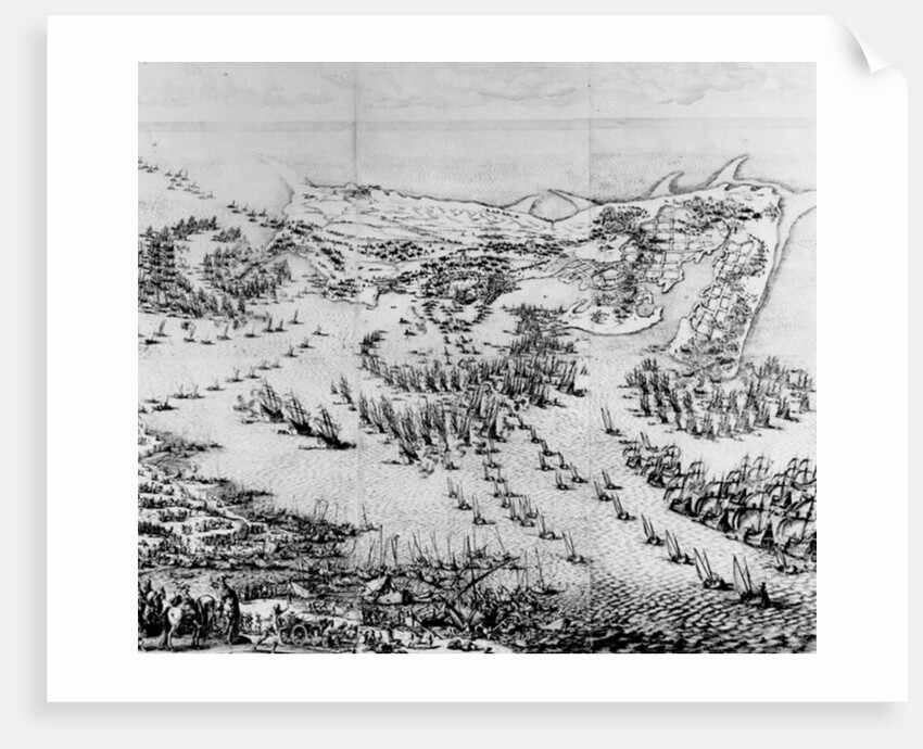 The Siege of the Citadel of Saint-Martin-de-Re in 1627, 1628-31 by Jacques Callot