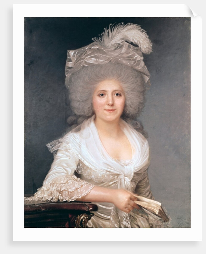 Portrait of Madame Jeanne-Louise-Henriette Campan 1786 by Joseph Boze